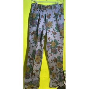 Vintage Women’s Braxton Stretch Floral High Waist Jeans Size11 Capri Style Denim